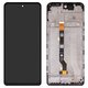 LCD compatible with Infinix Hot 30, (black, with frame, High Copy)