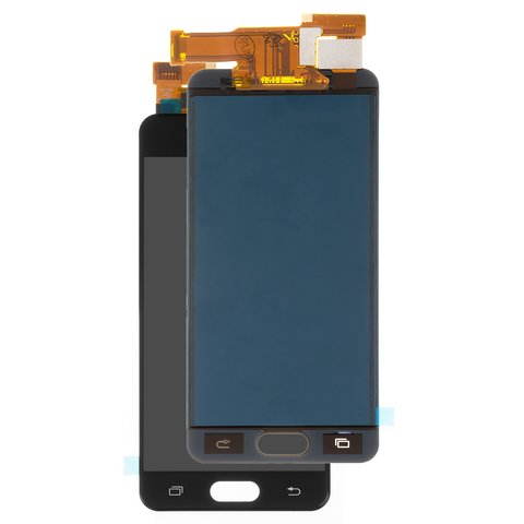 Pantalla LCD puede usarse con Samsung A310 Galaxy A3 2016 ; Samsung, negro, sin ajuste de brillo, sin marco, Copy, TFT