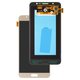 Pantalla LCD puede usarse con Samsung J710 Galaxy J7 (2016), dorado, sin marco, original (vidrio reemplazado)