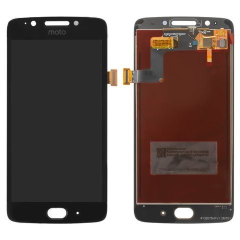 Pantalla LCD puede usarse con Motorola XT1676 Moto G5, negro, Original PRC 