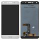 Pantalla LCD puede usarse con Huawei Y6 II Compact, blanco, sin marco, Original (PRC), LYO-L21