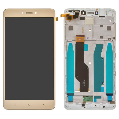 Pantalla LCD puede usarse con Xiaomi Redmi Note 4X, dorado, Original PRC , Snapdragon, BV055FHM N00 1909_R1.0