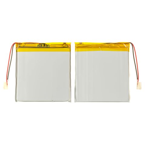 Batería, 70 mm, 60 mm, 3.0 mm, Li ion, 3.7 V, 1250 mAh