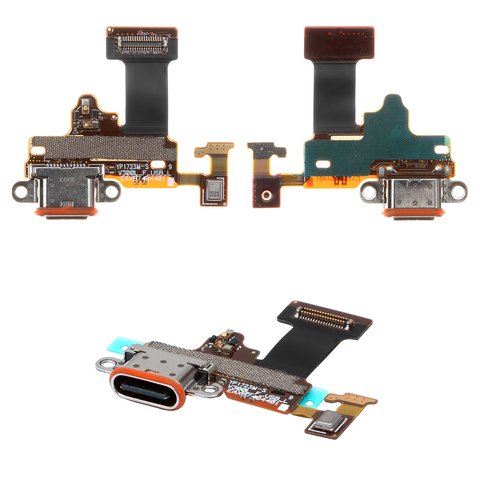 Cable flex puede usarse con LG V30 H930, del conector de carga, con micrófono