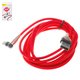 Cable de carga Baseus MVP Elbow, USB tipo-A, Lightning, 200 cm, 1.5 A, rojo, #CALMVP-E09