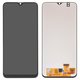 Pantalla LCD puede usarse con Samsung A205 Galaxy A20, A205F/DS Galaxy A20, M107F/DS Galaxy M10s, negro, sin marco, High Copy, con borde ancho, (OLED)