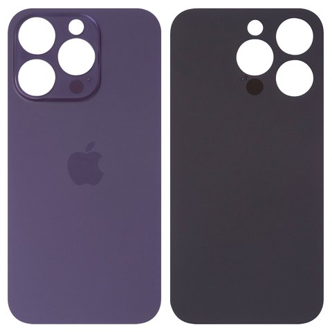 Panel trasero de carcasa puede usarse con iPhone 14 Pro, morada, no es necesario desmontar la cámara, Original PRC , big hole