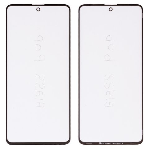 Vidrio de carcasa G+OCA PRO puede usarse con Samsung M515F Galaxy M51, con película OCA, negro