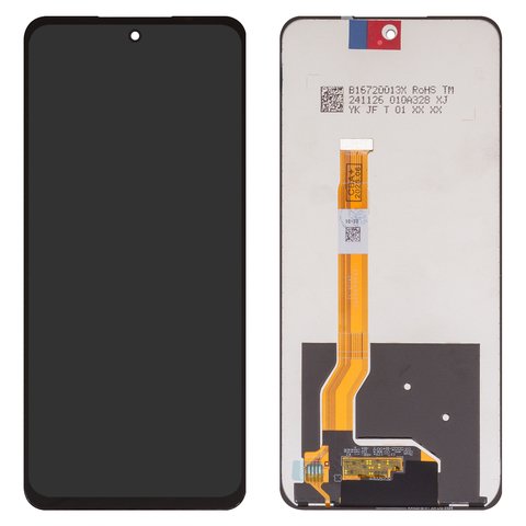 Pantalla LCD puede usarse con Realme C55, negro, sin marco, Original PRC , RMX3710, 1540452110, 1540459850