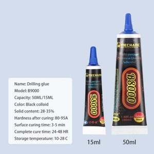 Adhesivos sellador Mechanic B8000, para pegar pantallas táctiles, LCD, 50 ml, negro