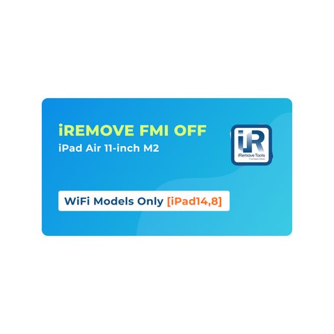 iRemove FMI OFF iPad Air 11 inch M2 solamente modelos WiFi [iPad14,8]