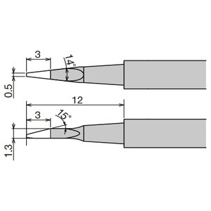 Паяльне жало Goot XST 80HRT 0.5