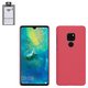 Чехол Nillkin Super Frosted Shield для Huawei Mate 20, красный, с подставкой, матовый, пластик, #6902048166998