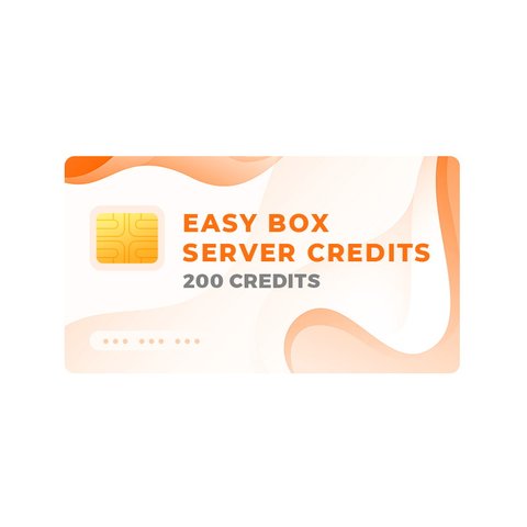 Серверні кредити Easy Box пак на 200 кредитів 