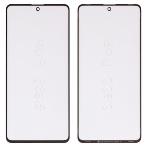 Стекло корпуса G+OCA PRO для Samsung A715F DS Galaxy A71, с OCA пленкой, черное