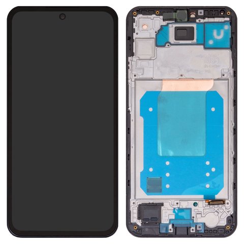 Дисплей для Samsung M356 Galaxy M35, черный, с рамкой, Original PRC 