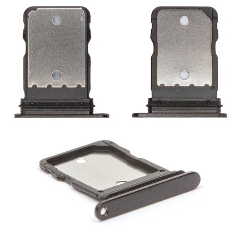 Тримач SIM карти для Google Pixel 6 Pro, чорний, stormy black