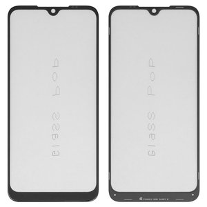 Скло корпуса G+OCA PRO для Xiaomi Redmi Note 8T, з ОСА плівкою, чорне