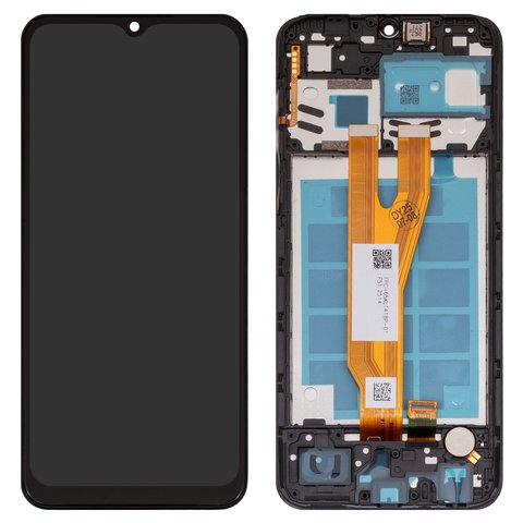 Дисплей для Samsung A032 Galaxy A03 Core, чорний, з рамкою, Box 