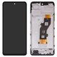 Дисплей для Infinix Hot 50 4G (X6882), черный, с рамкой, High Copy