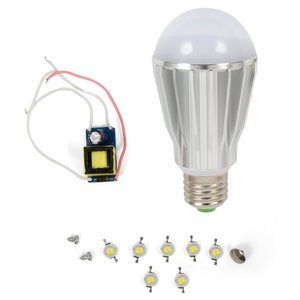 Комплект для сборки LED-лампы SQ-Q17 E27 7 Вт – теплый белый Комплект для сборки LED-лампы SQ-Q17 E27 7 Вт – теплый белый