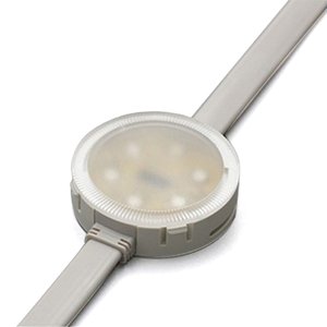 Комплект круглых LED-модулей (полноцветные, 6 светодиодов SMD3535, 50 мм, IP68, 20 шт.)