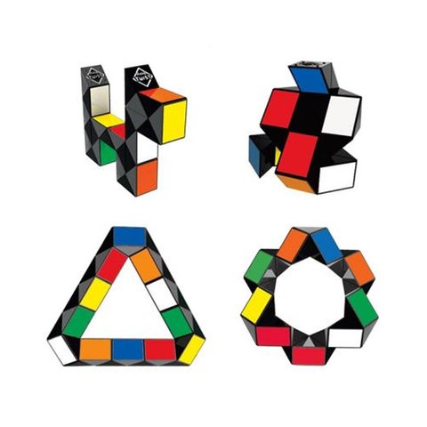 Головоломка Кубік Рубіка Rubik's Змійка різнокольорова 