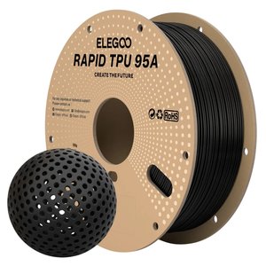 Філамент для 3D принтера ELEGOO Rapid TPU 95A Black, 1 кг